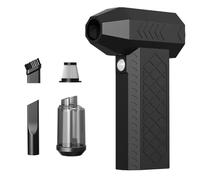 Fuhjythy Ventola Turbo 2-In-1 per la Pulizia Delle Tastiere Dei Computer - Ventola Potente + Utensile per la Pulizia con Aspirapolvere