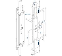 FUHR Blocco asta 287