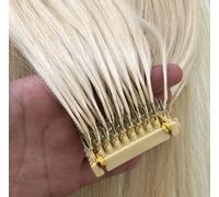 FUIBEJAE 6D 1st Generation Human Hair Extensions 6D Machine Quick No Track Groove Connection To The Head Hair Veri capelli umani per le donne, 10 righe,Marrone,24inch