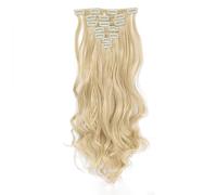 FUIBEJAE 7 pz clip in estensioni dei capelli parrucche ondulate lunghe parrucche di capelli ricci morbidi per le donne estensioni dei capelli ricci per il partito quotidiano parrucca,16h613 30 inch