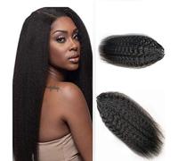 FUIBEJAE Estensioni dei capelli ad anello Micro Loop per le donne, Nano Anelli Parrucchino Capelli Umani, Freddo Fusione Pre Bonded Facile Indossare con Micro Perline, 100G 100 Fili,16inch