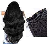 FUIBEJAE Extension di Capelli Umani 6D, Extension di Senza Cuciture 6D Senza Traccia, Capelli Umani Veri Lisci come Seta, Pacchetti di Extension per Donne e Ragazze, 10 File,30INCH