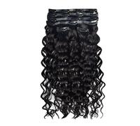 FUIBEJAE Extension per capelli ricci italiani, extension di capelli umani con clip con base in PU, extension di capelli ricci con clip invisibili per donne uso quotidiano, 6 pezzi,28inch(70cm)