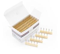 FUIBEJAE Fibbia a C per Macchina per Extension Capelli 6D di Seconda Generazione, Kit Strumenti per Extension Capelli Umani 6D senza Traccia, Cinque Ciocche in Fila, 40 Pezzi,Giallo