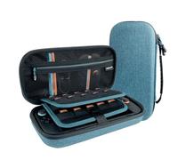 Fuimllar Custodia Switch 2 per Nintendo Switch 2, custodia in EVA per Switch 2, Nintendo Switch 2 (versione 2025) Borsa portaoggetti (blu lago)