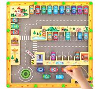 FUIOCOCP Labirinto Magnetico, Lettere Magnetiche Bambini Gioco da Tavolo Legno Giochi Educativi Autismo Tavola Giocattoli Montessori 3 4 5 6 Anni Regalo Compleanno Comunione Pasqua Natale per Ragazzi