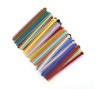 Fuioda 1000 cravatte = 20 bastoncini ortodonzia legatura dentale legature elastiche colorate fasce elastiche per parentesi graffe ortodonzia trattamento