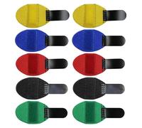 FUIPVGI 10 Pezzi Tutore Dita Mano, Supporto per Stecche, Dita Stecca Della Dito Regolabile, Tutore Pollice Stecca Dito Mano per Distorsioni Artrite, per Dito Indice Medio Anulare Mignolo (5 Colors)