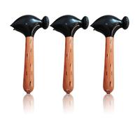 FUIPVGI 3 Pezzi Martello Gonfiabile, Divertente Supporto Gonfiabile per Feste in Piscina, Giocattolo per Vasca da Bagno Piscina Giocattolo per Bambini Compleanno Decorazione per Feste (Marrone)