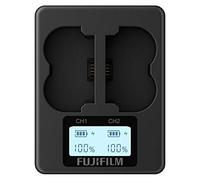 Fuji Bc-W235 Dual Battery Charger For Np-W235 NUOVO