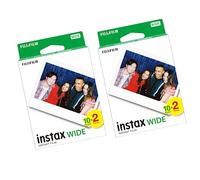 Fuji Instax wide 2 confezioni (40 fogli) Fujifilm foto istantanea per fotocamera Polaroid 300 210 200 100