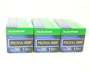 Fuji Provia 100F 35mm 36 Esposizione Confezione da 3