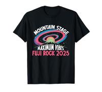 Fuji Rock 2025 Mountain Stage, design del Maximum Vibes Festival Maglietta