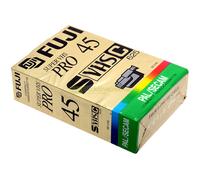 Fuji SE-C45 Pro Videocassetta Super VHS, nuova sigillata. Vergine. SVHSC 625