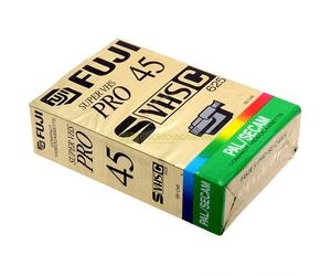 Fuji SE-C45 Pro Videocassetta Super VHS, nuova sigillata. Vergine. SVHSC 625