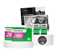 Fujicolor C200 35 mm Camera Film Bundle - 36 esposizioni x2 con Clikoze Photography Tips Card