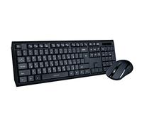 Fujicom Tastiera ebraica senza fili Mouse Combo Ebraico/Inglese Alfabeto LCD incorporato Status Dashboard Design elegante Digitazione senza cuciture