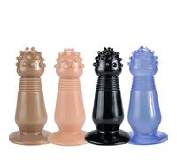 FUJIEYU Dildo Anale Di 7 Cm Di Diametro in Morbido Silicone Sfere Anali Con Forti Ventose Plug Anale Grande Massaggiatore Prostatico Masturbatore Giocattoli Sessuali Uomodonna,Flesh
