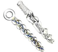 FUJIEYU Dildo Vagina in Vetro Lungo 23 Cm Plug Anale Piccolo in Vetro Dildo Anale A Spirale in Cristallo Liscio Masturbatore Massaggiatore Prostatico Giocattoli Sessuali Per Coppie,Clear/b