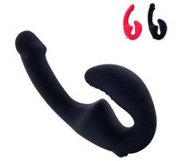 FUJIEYU Dildo Vaginale Elettrico in Silicone Sovradimensionato Plug Anale Liscio E Impermeabile Apparecchio Anale Vibrante A 10 Frequenze Masturbatore Giocattoli Sessuali Per Coppie,Nero