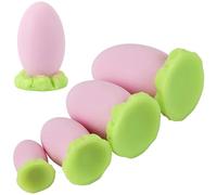 FUJIEYU Plug Anali in Morbido Silicone A Forma Di Uovo Potenti Butt Toys A Ventosa Grandi Palline Anali Dilatatori Anali Masturbatori Giocattoli Erotici Maschiofemmina,Pink/xl