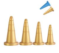 FUJIEYU Quattro Misure Di Dildo Vaginali in Morbido Silicone Potente Plug Anale A Ventosa Plug A Margherita Liscio Massaggiatore Prostatico Masturbator Giocattoli Sessuali Gay,D'oro,L