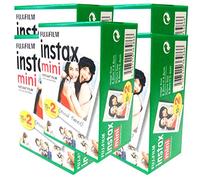 Fujifilm 16386016 Instax 5 X 20 film Mini per fotocamera bianco