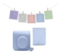 Fujifilm custodia per fotocamera kit Instax Mini 12 Blu