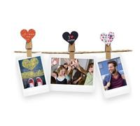 Fujifilm Instax Design Clips 10 Pack Heart One Size