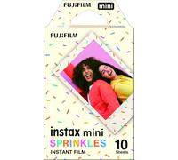 Fujifilm instax Instant Mini Film SPRINKLES Formato 46x62 mm, per Fotocamere Instax Mini e Stampanti Instax Mini Link, Confezione da 10 Foto