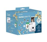 Fujifilm Fotocamera istantanea Instax Mini 12 Flash aut. Modalità selfie Kit luminarie Bianco