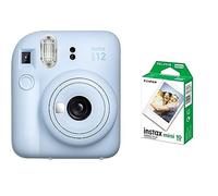 Fujifilm Instax Mini 12 - Fotocamera istantanea, colore: Blu pastello + 1 pellicola