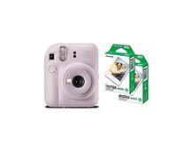 Fujifilm Instax Mini 12 - Fotocamera istantanea, colore: lilla + 2 pellicole
