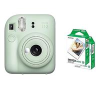 Fujifilm Instax Mini 12 - Fotocamera istantanea, colore: Verde menta + 2 pellicole