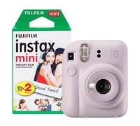 Fujifilm Instax Mini 12 - Fotocamera istantanea con confezione da 20 pellicole, colore: lilla
