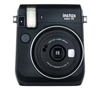 Fujifilm instax mini 70 Midnight Black Fotocamera Istantanea per Stampe Formato 62x46 mm, Nero