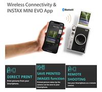 Fujifilm instax mini Evo Hybrid Instant Camera Black