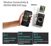 Fujifilm instax mini Evo Hybrid Instant Camera Black