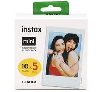 Fujifilm instax mini Film Pellicola Istantanea per Fotocamere, Formato 46x62 mm, 50 shot, White border