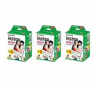 Fujifilm Instax Mini Film Pellicola per foto istantanee Kit 3 confezioni da 20 (