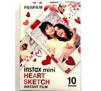 Fujifilm Instax Mini Pellicola Heart Scetch 1 Pellicola per 10 Foto Mhd 01/2024