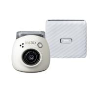 Fujifilm INSTAX PAL digital camera, Milky White + printer Link WIDE, Ash White | ✅ Black Friday