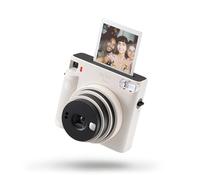 Fujifilm instax SQUARE SQ 1 Chalk White - Fotocamera a sviluppo istantaneo, Modalità One-Touch Selfie, Esposizione Automatica, Foto Formato 62x62mm