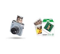 Fujifilm instax SQUARE SQ 1 Glacier Blue - Fotocamera Istantanea + Confezione da 20 Pellicole Istantanee instax SQUARE, Stampe Formato Quadrato 62 mm x 62 mm