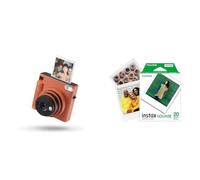 Fujifilm instax SQUARE SQ 1 Terracotta Orange - Fotocamera Istantanea + Confezione da 20 Pellicole Istantanee instax SQUARE, Stampe Formato Quadrato 62 mm x 62 mm
