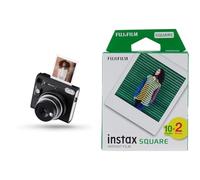 Fujifilm instax SQUARE SQ40 - Fotocamera Istantanea + Confezione da 20 Pellicole Istantanee instax SQUARE, Stampe Formato Quadrato 62 mm x 62 mm