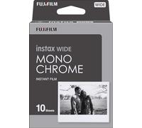 Fujifilm instax WIDE Film 10 Pellicole Instantanee per Fotocamere Mono Chrome, Mono Cromato, 10 colpi