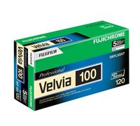 Fujifilm Pellicola diapositiva Pellicola Velvia 100 in rotolo 120 confezione da 5 pezzi