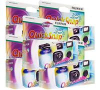 Fujifilm Quicksnap Flash - Set di 5 fotocamere usa e getta, 27 foto con flash