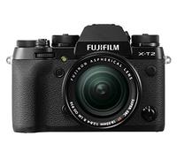 Fujifilm X-T2 + Obiettivo Zoom XF18-55mm F2.8-4 R LM OIS Fotocamera digitale da 24 megapixel, Sensore X-Trans CMOS III APS-C, Mirino EVF 2,36MP, LCD 3" orientabile, Ottiche intercambiabili, Nero